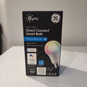 CYNC By GE Full Color Direct Connect Smart Bulb (1 LED A19 Bulb)